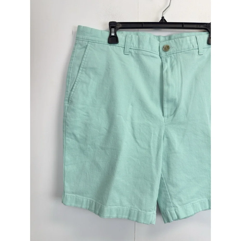 Roundtree‎ & Yorke Cotton Shorts Men's 38 Mint Golf Preppy Flat Front 9